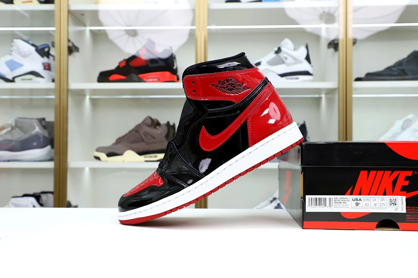 DailyWear OG Kimikick 1 PATENT HIGH 2029 JORDAN AIR BRED 0520
